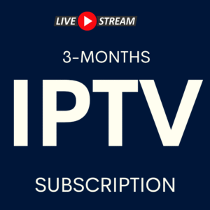 3-months IPTV UK Subscription