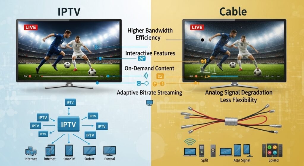 The Technical Side: How IPTV Outperforms Cable