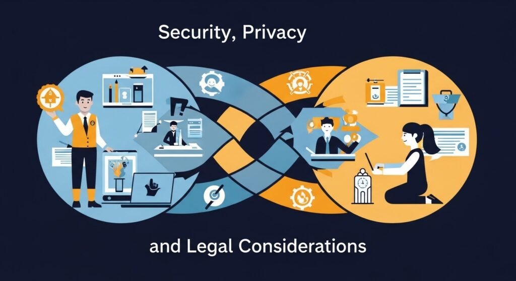 Security, Privacy, and Legal Considerations