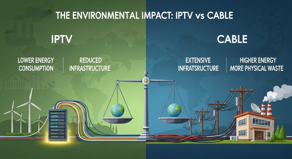 The Environmental Impact: IPTV vs Cable