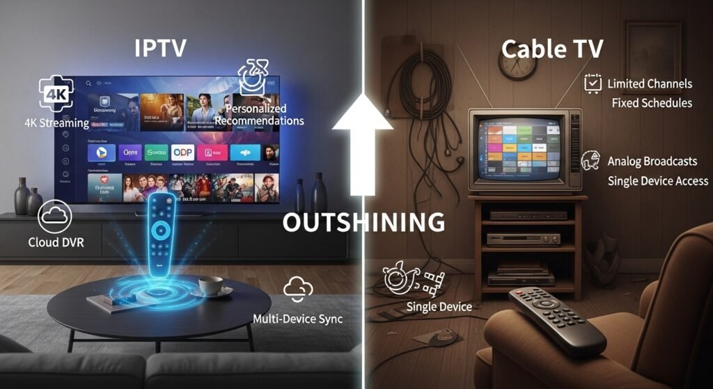 Advanced Features of IPTV That Outshine Cable TV